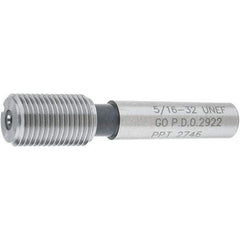 SPI - 5/16-32, Class 2B, 3B, Single End Plug Thread Go Gage - Steel, Size 1 Handle Not Included - Industrial Tool & Supply
