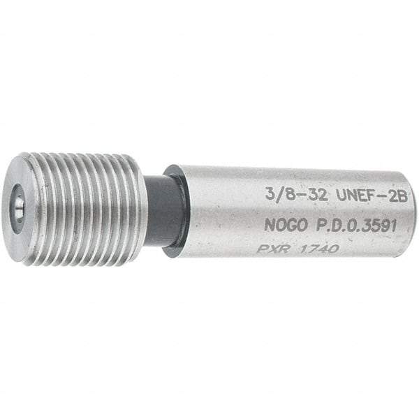 SPI - 3/8-32, Class 2B, Single End Plug Thread No Go Gage - Steel, Size 2 Handle Not Included - Industrial Tool & Supply