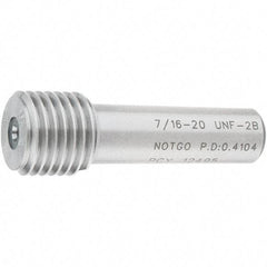 SPI - 7/16-20, Class 2B, Single End Plug Thread No Go Gage - Steel, Size 2 Handle Not Included - Industrial Tool & Supply