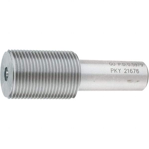 SPI - 5/8-24, Class 2B, 3B, Single End Plug Thread Go Gage - Steel, Size 3 Handle Not Included - Industrial Tool & Supply