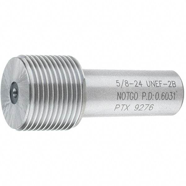 SPI - 5/8-24, Class 2B, Single End Plug Thread No Go Gage - Steel, Size 3 Handle Not Included - Industrial Tool & Supply