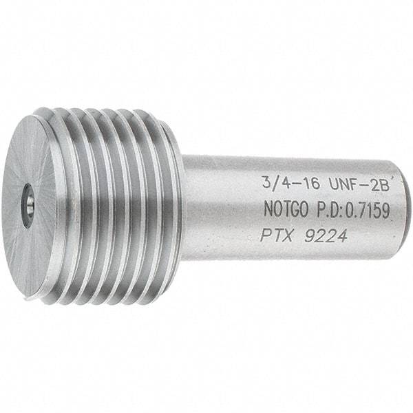 SPI - 3/4-16, Class 2B, Single End Plug Thread No Go Gage - Steel, Size 3 Handle Not Included - Industrial Tool & Supply
