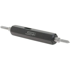 SPI - #1-72, Class 2B, Double End Plug Thread Go/No Go Gage - Steel, Size 000 Handle Included - Industrial Tool & Supply