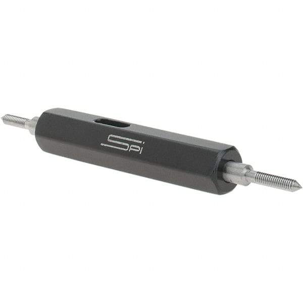 SPI - #1-72, Class 3B, Double End Plug Thread Go/No Go Gage - Steel, Size 000 Handle Included - Industrial Tool & Supply