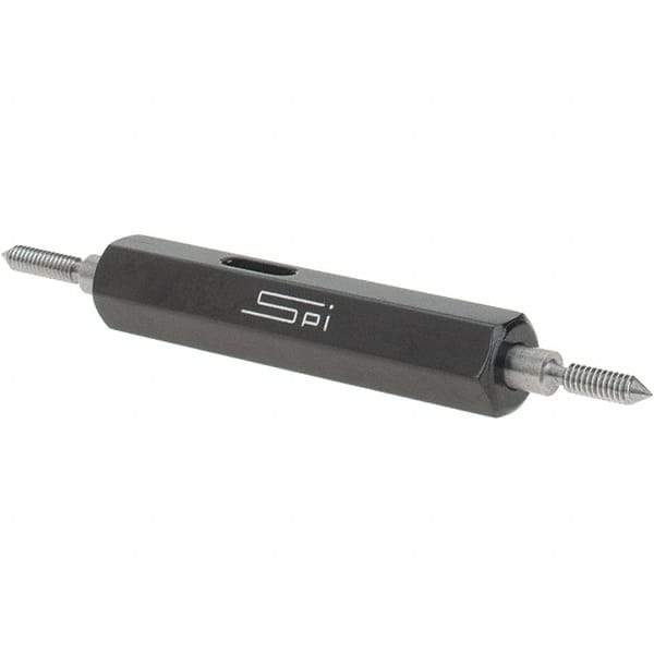 SPI - #2-56, Class 2B, Double End Plug Thread Go/No Go Gage - Steel, Size 000 Handle Included - Industrial Tool & Supply