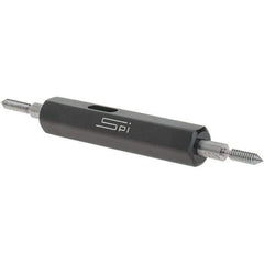 SPI - #2-56, Class 3B, Double End Plug Thread Go/No Go Gage - Steel, Size 000 Handle Included - Industrial Tool & Supply