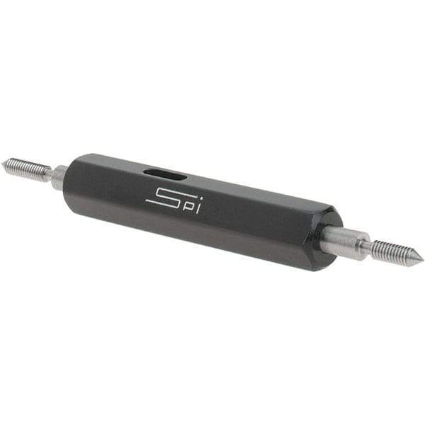 SPI - #2-64, Class 2B, Double End Plug Thread Go/No Go Gage - Steel, Size 000 Handle Included - Industrial Tool & Supply