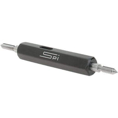 SPI - #3-48, Class 2B, Double End Plug Thread Go/No Go Gage - Steel, Size 000 Handle Included - Industrial Tool & Supply