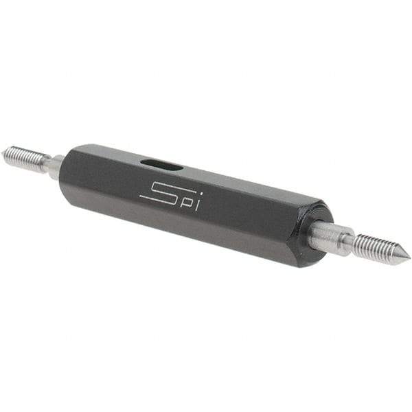 SPI - #3-56, Class 2B, Double End Plug Thread Go/No Go Gage - Steel, Size 000 Handle Included - Industrial Tool & Supply