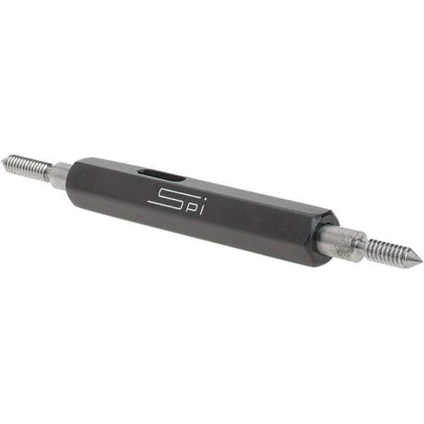 SPI - #4-40, Class 2B, Double End Plug Thread Go/No Go Gage - Steel, Size 00 Handle Included - Industrial Tool & Supply