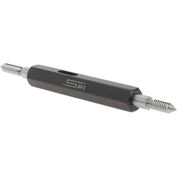 SPI - #5-40, Class 2B, Double End Plug Thread Go/No Go Gage - Steel, Size 00 Handle Included - Industrial Tool & Supply