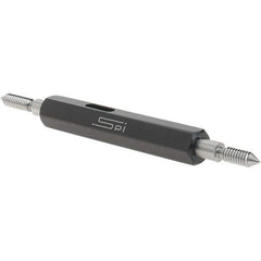SPI - #5-40, Class 2B, Double End Plug Thread Go/No Go Gage - Steel, Size 00 Handle Included - Industrial Tool & Supply