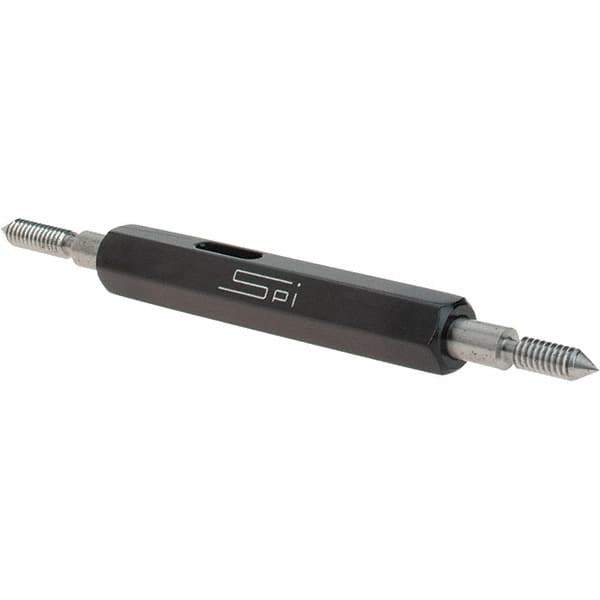 SPI - #5-40, Class 3B, Double End Plug Thread Go/No Go Gage - Steel, Size 00 Handle Included - Industrial Tool & Supply