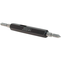 SPI - #5-44, Class 2B, Double End Plug Thread Go/No Go Gage - Steel, Size 00 Handle Included - Industrial Tool & Supply