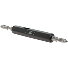 SPI - #6-32, Class 3B, Double End Plug Thread Go/No Go Gage - Steel, Size 00 Handle Included - Industrial Tool & Supply