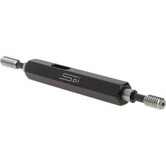 SPI - #8-32, Class 2B, Double End Plug Thread Go/No Go Gage - Steel, Size 0 Handle Included - Industrial Tool & Supply
