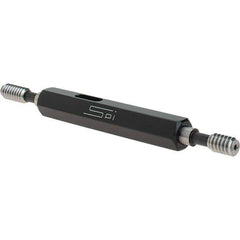SPI - #10-24, Class 3B, Double End Plug Thread Go/No Go Gage - Steel, Size 0 Handle Included - Industrial Tool & Supply