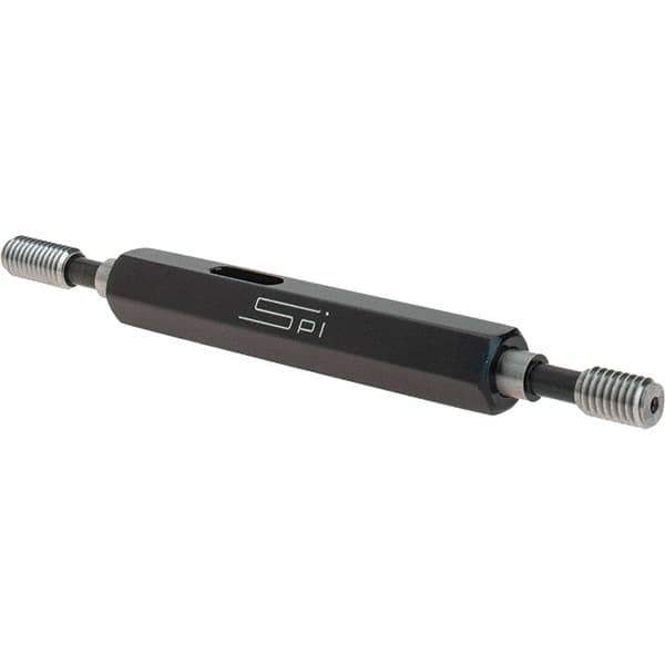 SPI - #10-32, Class 2B, Double End Plug Thread Go/No Go Gage - Steel, Size 0 Handle Included - Industrial Tool & Supply