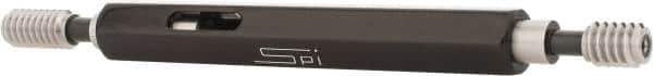 SPI - 1/4-20, Class 2B, Double End Plug Thread Go/No Go Gage - Steel, Size 1 Handle Included - Industrial Tool & Supply