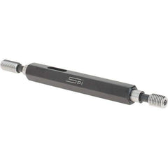 SPI - 1/4-28, Class 3B, Double End Plug Thread Go/No Go Gage - Steel, Size 1 Handle Included - Industrial Tool & Supply