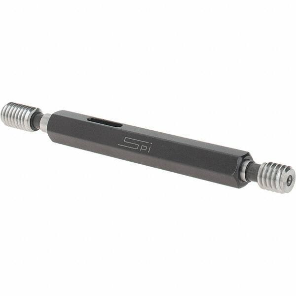 SPI - 5/16-18, Class 2B, Double End Plug Thread Go/No Go Gage - Steel, Size 1 Handle Included - Industrial Tool & Supply