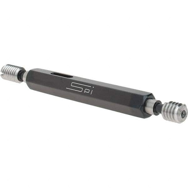 SPI - 5/16-18, Class 3B, Double End Plug Thread Go/No Go Gage - Steel, Size 1 Handle Included - Industrial Tool & Supply
