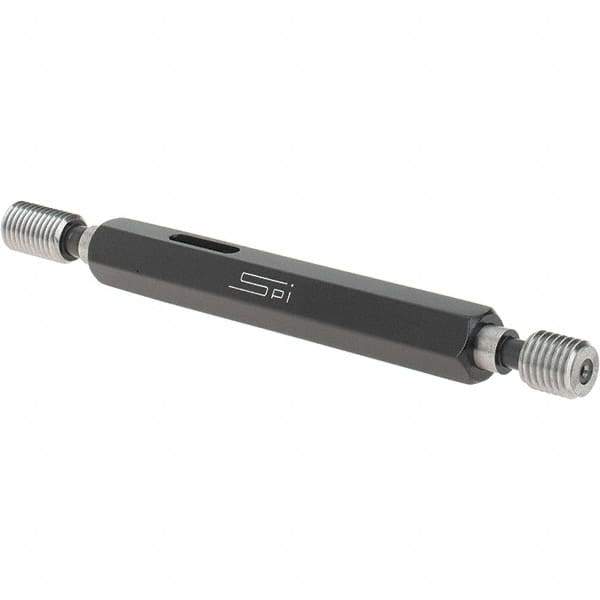 SPI - 5/16-24, Class 2B, Double End Plug Thread Go/No Go Gage - Steel, Size 1 Handle Included - Industrial Tool & Supply