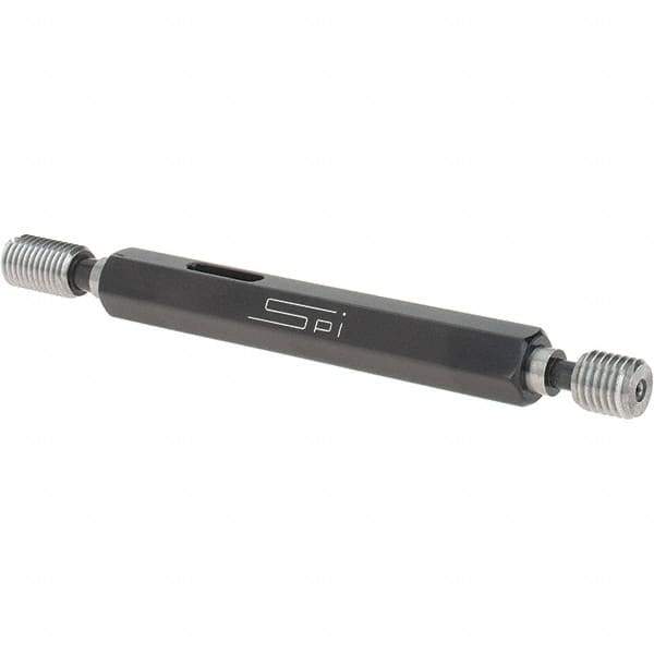 SPI - 5/16-24, Class 3B, Double End Plug Thread Go/No Go Gage - Steel, Size 1 Handle Included - Industrial Tool & Supply
