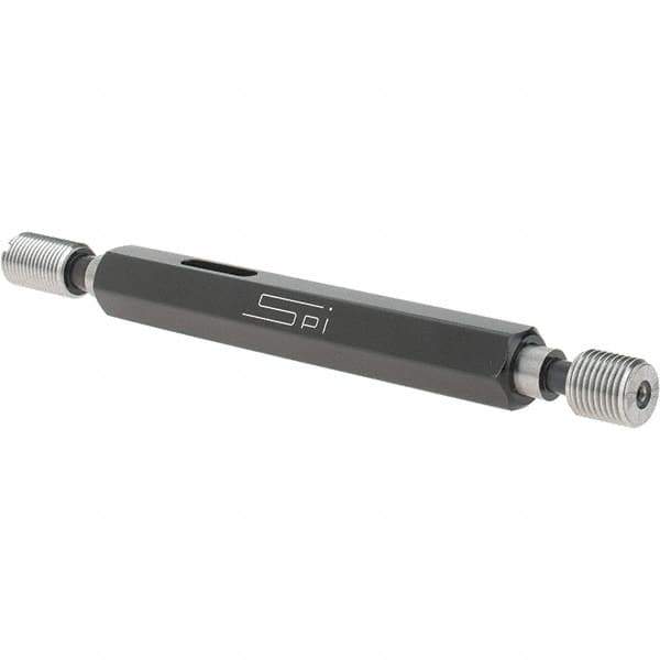 SPI - 5/16-32, Class 2B, Double End Plug Thread Go/No Go Gage - Steel, Size 1 Handle Included - Industrial Tool & Supply