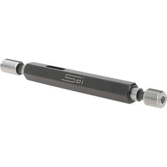 SPI - 5/16-32, Class 2B, Double End Plug Thread Go/No Go Gage - Steel, Size 1 Handle Included - Industrial Tool & Supply