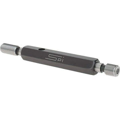 SPI - 3/8-24, Class 3B, Double End Plug Thread Go/No Go Gage - Steel, Size 2 Handle Included - Industrial Tool & Supply