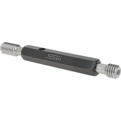 SPI - 7/16-14, Class 3B, Double End Plug Thread Go/No Go Gage - Steel, Size 2 Handle Included - Industrial Tool & Supply
