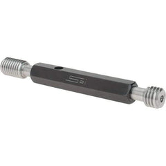 SPI - 1/2-13, Class 2B, Double End Plug Thread Go/No Go Gage - Steel, Size 2 Handle Included - Industrial Tool & Supply