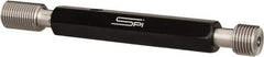 SPI - 1/2-20, Class 2B, Double End Plug Thread Go/No Go Gage - Steel, Size 2 Handle Included - Industrial Tool & Supply
