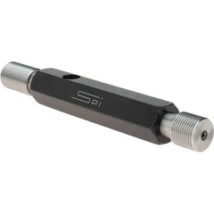 SPI - 9/16-24, Class 2B, Double End Plug Thread Go/No Go Gage - Steel, Size 3 Handle Included - Industrial Tool & Supply