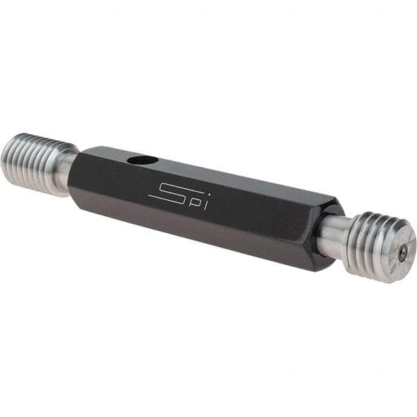 SPI - 5/8-11, Class 2B, Double End Plug Thread Go/No Go Gage - Steel, Size 3 Handle Included - Industrial Tool & Supply