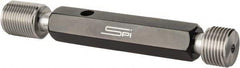 SPI - 3/4-16, Class 3B, Double End Plug Thread Go/No Go Gage - Steel, Size 3 Handle Included - Industrial Tool & Supply