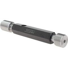 SPI - 3/4-20, Class 2B, Double End Plug Thread Go/No Go Gage - Steel, Size 3 Handle Included - Industrial Tool & Supply