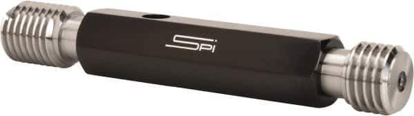 SPI - 7/8-9, Class 2B, Double End Plug Thread Go/No Go Gage - Steel, Size 4 Handle Included - Industrial Tool & Supply