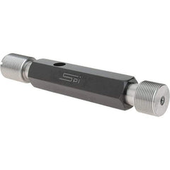 SPI - 7/8-20, Class 2B, Double End Plug Thread Go/No Go Gage - Steel, Size 4 Handle Included - Industrial Tool & Supply
