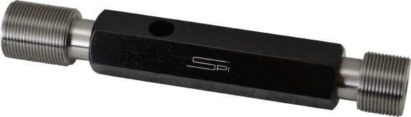SPI - 7/8-20, Class 3B, Double End Plug Thread Go/No Go Gage - Steel, Size 4 Handle Included - Industrial Tool & Supply