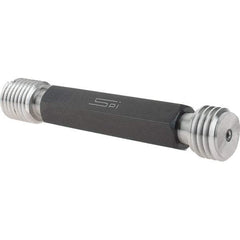 SPI - 1-8, Class 2B, Double End Plug Thread Go/No Go Gage - Steel, Size 4 Handle Included - Industrial Tool & Supply