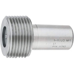 SPI - 1 - 11-1/2 Single End Tapered Plug Pipe Thread Gage - Handle Size 5, Handle Not Included, NPT-L1 Tolerance, NIST Traceability Certification Included - Industrial Tool & Supply