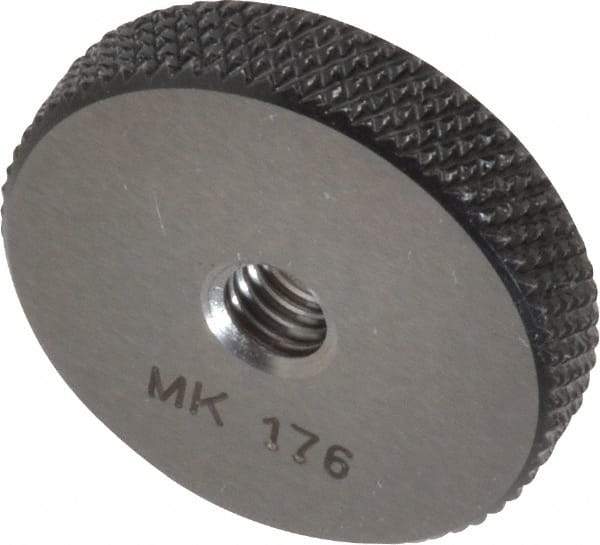 SPI - M5x0.8 Go Single Ring Thread Gage - Class 6G, Oil Hardened Nonshrinking Steel (OHNS), NPL Traceability Certification Included - Industrial Tool & Supply