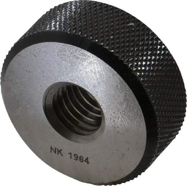 SPI - M14x2 Go Single Ring Thread Gage - Class 6G, Oil Hardened Nonshrinking Steel (OHNS), NPL Traceability Certification Included - Industrial Tool & Supply