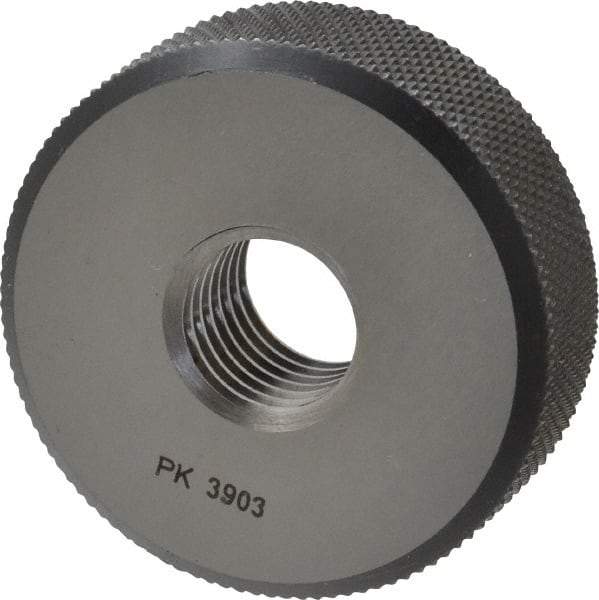 SPI - M16x2 Go Single Ring Thread Gage - Class 6G, Oil Hardened Nonshrinking Steel (OHNS), NPL Traceability Certification Included - Industrial Tool & Supply