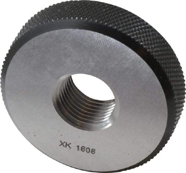 SPI - M16x1.5 Go Single Ring Thread Gage - Class 6G, Oil Hardened Nonshrinking Steel (OHNS), NPL Traceability Certification Included - Industrial Tool & Supply