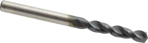 Cleveland - 11/64" 135° Parabolic Flute Cobalt Screw Machine Drill Bit - TiAlN Finish, Right Hand Cut, 1-1/16" Flute Length, 2-1/8" OAL, Split Point, Straight Shank - Industrial Tool & Supply