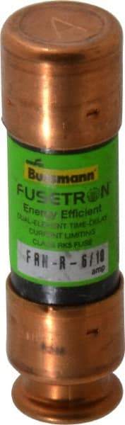 Cooper Bussmann - 125 VDC, 250 VAC, 0.6 Amp, Time Delay General Purpose Fuse - Fuse Holder Mount, 50.8mm OAL, 20 at DC, 200 (RMS) kA Rating, 9/16" Diam - Industrial Tool & Supply