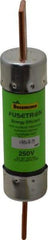 Cooper Bussmann - 250 VAC, 75 Amp, Time Delay General Purpose Fuse - Bolt-on Mount, 5-7/8" OAL, 20 at DC, 200 (RMS) kA Rating, 1-1/16" Diam - Industrial Tool & Supply